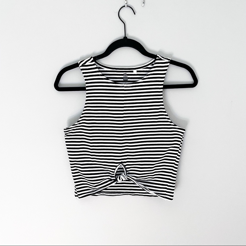 Striped Crop Top